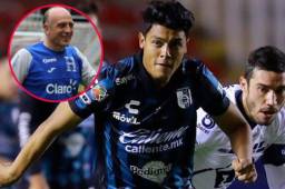 El volante de 20 años, Joshua Canales, debutó el domingo con el Querétaro en la Liga MX ante Pumas. Fabián Coito lo está convenciendo de que juegue para la H.