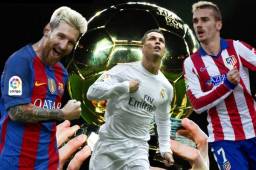 Lionel Messi, Cristiano Ronaldo y Antoine Griezmann fueron los tres mejores del mundo en 2016; según France Football.