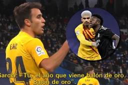 Eric García se burló de Vinicius durante el Clásico donde Barcelona le pasó por encima al Real Madrid.