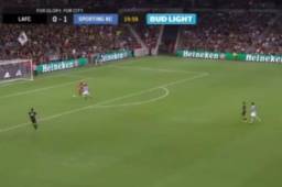 Luis López tuvo buena actuación con Los Angeles FC