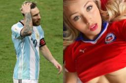 Lionel Messi fue retado po la modelo chilena Daniella Chávez.