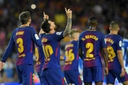Barcelona se mantiene en el primer lugar en el fútbol español.