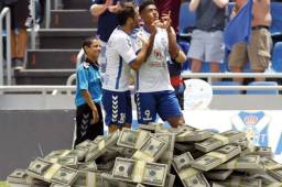 El delantero de la Selección de Honduras, Anthony 'Choco' Lozano le dajará una muy buena cantidad de dinero al Olimpia por su venta al Tenerife. Foto cortesía