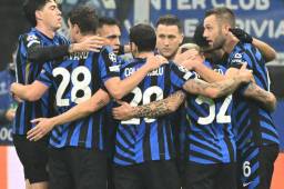 Inesperado líder en la Champions League. El Inter de Milán se pone en lo más alto. Foto: EFE