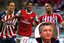 Joger Vergara, que el pasado viernes falleció en Estados Unidos, llevó a muchos futbolistas a Europa cuando dirigió la presidencia de las Chivas de Guadalajara.