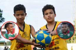José Mario Berríos y Emil Josué son dos de las grande promesas de Platense Júnior en las Liga Menores.Fotos: Neptali Romero.