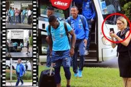 La Selección de Honduras ya se encuentra en Houston para disputar su segundo partido de Copa Oro. Te mostramos las imágenes que dejó su llegada al hotel.