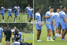Honduras trabajó este sábado en San Pedro Sula tras el gran triunfo ante los mexicanos en el estadio Morazán. Fotos Diez: Neptalí Romero