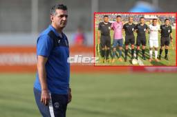 Diego Vázquez no se guardó nada y acusó a los árbitros de favorecer a Olimpia en el clásico. Foto: Ronal Aceituno.