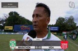 El asistente de Héctor Vargas salió molesto con algunos aficionados que no llega a alentar a Marathón.