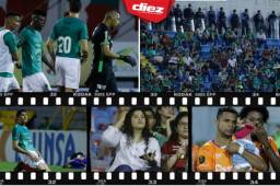 El Marathón-Lobos de la UPNFM estuvo muy movidito y dejó imágenes interesantes, siendo el enojo de Denovan Torres una vez concluido el partido uno de los hechos más significativos del mismo.