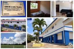 La Federación de Nicaragua estrenó la semana pasada el hotel: La casa de la Azul y Blanco, donde se concentrarán las diferentes selecciones pinoleras.