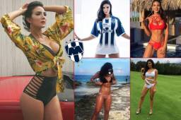 Monterrey está peleando al final de la Liga de México y las gradas del estadio del BBVA Bancomer estará la bella Alejandra Delgadillo a la espera de lavantar la copa ante Tigres.