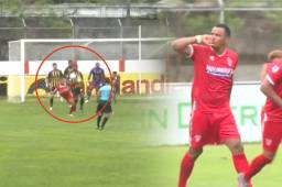 ¡Tremendo golazo! Rony Martínez se luce con chilena ante Real España y vuelve anotar seis meses después