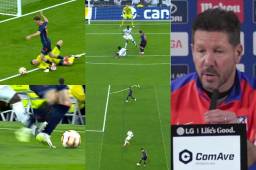 Diego Simeone no dudó en dejar su dardo al Real Madrid.