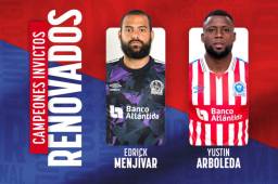 Olimpia confirma la renovación de contrato de Edrick Menjívar y Yustin Arboleda ¿Qué pasa con Andy Najar?