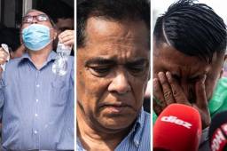El fallecimiento de Orinson Amaya ha generado tremendo dolor y lágrimas entre los seguidores del cuadro Marathón. Fotos Moisés Valenzuela y Mauricio Ayala.