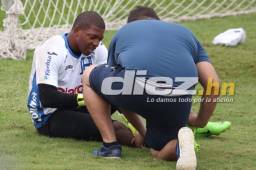 Luis 'Buba' López se perfilaba para ser titular ante Costa Rica, pero volvió a resentirse de la lesión y no viajará a Costa Rica. Foto Juan Salgado
