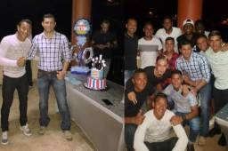 Así fue la fiesta del exportero de Olimpia Noel Valladares, que contó con la presencia de la plantilla merengue.