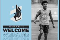 El mediocampista Joseph Rosales, que cumplirá en noviembre 21 años, ha sido anunciado como fichaje del Minnesota United como su nueva contratación.