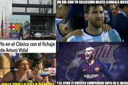 El chileno vuelve a ser protagonista en las redes sociales con los memes, luego de ser presentado por el Barcelona como su nuevo jugador.
