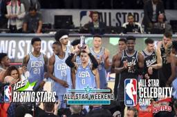Kyle Kuzma se llevó el premio MVP en el Rising Stars Challenge.
