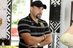 El entrenador del Real España, Martín 'Tato' García salió contento porque clasificaron.