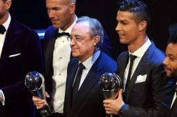 Florentino Pérez durante la gala del premio 'The Best' de la FIFA.