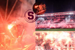 La afición del Deportivo Saprissa encendieron las bengalas y armaron tremenda fiesta previo al duelo de semifinales ante Alajuelense en Costa Rica.