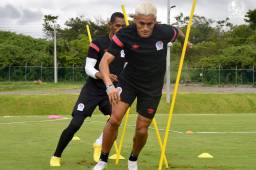 Andy Najar trabajó este miércoles con el Olimpia de Pedro Troglio. Foto: @CDOlimpia