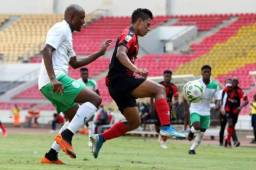 El hondureño Bryan Moya anotó el solitario gol del triunfo del 1 de Agosto sobre Wiliete en duelo de preparación.