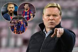 Ronald Koeman también habló del partido contra el PSG en la Champions League.