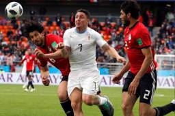 Uruguay derrotó por la mínima diferencia 1-0 a Egipto este viernes.