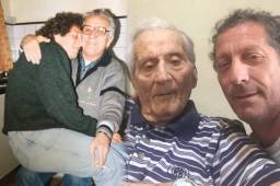 El entrenador del Olimpia, Pedro Troglio, colgó estas imágenes en sus redes sociales donde compartía con su padre a quien consideró su héroe. Fotos cortesía PT