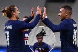 La campeona del mundo, Francia, vapuleó 7-1 a Ucrania, con un portero que debutaba como internacional.