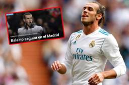 Bale podría poner fin a su paso como jugador del Real Madrid en la siguiente campaña.