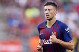 El francés Clément Lenglet sufrió su primera expulsión vestido de azulgrana.