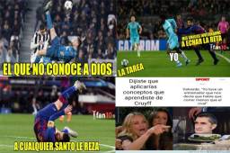 Barcelona igualó 0-0 ante el Slavia Praga en la cuarta fecha de la fase de grupos de la Champions League y los memes no podían faltar.