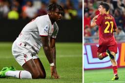 El Milan no pudo en Italia y la Roma de Dybala es líder en la Serie A.