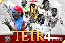 Olimpia conquista su segundo tetracampeonato de la historia tras vencer al Real España en el Morazán