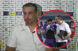 Juan Obelar revela sus consejos al portero de Real Sociedad luego de su duro debut ante Marathón: “Es un puesto muy ingrato”