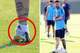 Alarma Messi: Así está el tobillo del argentino a pocas horas del debut ante Arabia Saudita en el Mundial de Qatar 2022