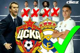 Real Madrid juega por la segunda fecha de la Champions League este martes a la 1:00 de la tarde (hora de Honduras) en la fría Rusia ante el CSKA Moscú.