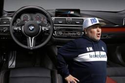 Diego Maradona presumió de su última compra en Argentina, se trata de un BMW M4 Coupé.