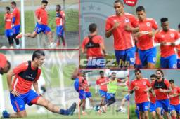 El Olimpia sigue su pretemporada pensando en el torneo Apertura de la Liga Nacional, varios de sus jugadores todavía no definen su futuro, pero siguen al mando de Pedro Troglio. Fotos Alex Perez.