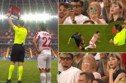 Shoya Nakajima se fue expulsado y dejó con uno menos al Antalyaspor en apenas 20 segundos.