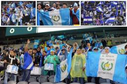 El estadio Banc of California de Los Ángeles se pintó de azul para el partido amistoso entre Guatemala y El Salvador. Acá las imágenes del ambiente.