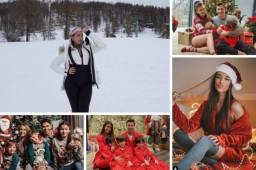 Te presentamos cómo pasan la Navidad los mejores futbolistas del mundo junto a sus parejas e hijos. Georgina Rodríguez enamora y Messi en familia.