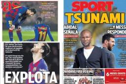 Te presentamos las principales portadas de los medios internacionales. La bronca entre Abidal y Messi se roba toda la atención en España.