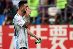 Argentina volará este lunes a Buenos Aires, pero Lionel Messi dejó la concentración este domingo. Foto AFP